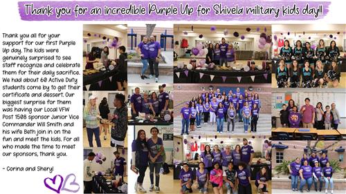 April Purple Up