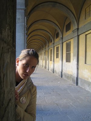 Here I am in Italy!