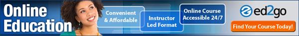 ed2go Online education banner 