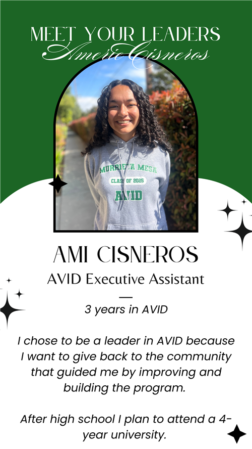 AVID Executive Assistant - Ami Cisneros