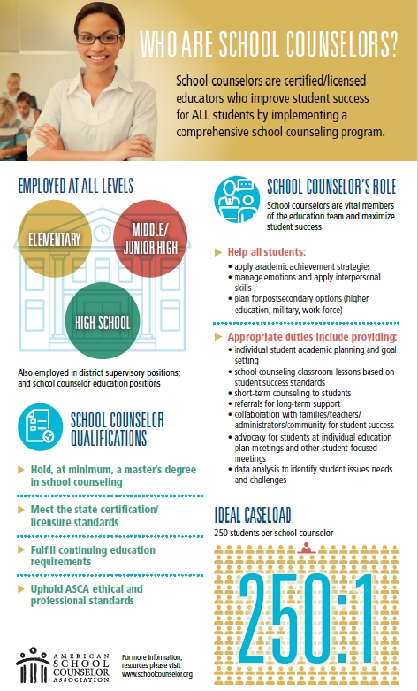who are school counselors?