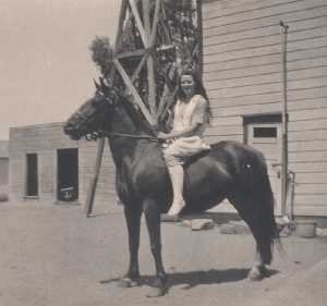 EHC on her horse