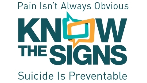 Know The Signs Suicide is Preventable