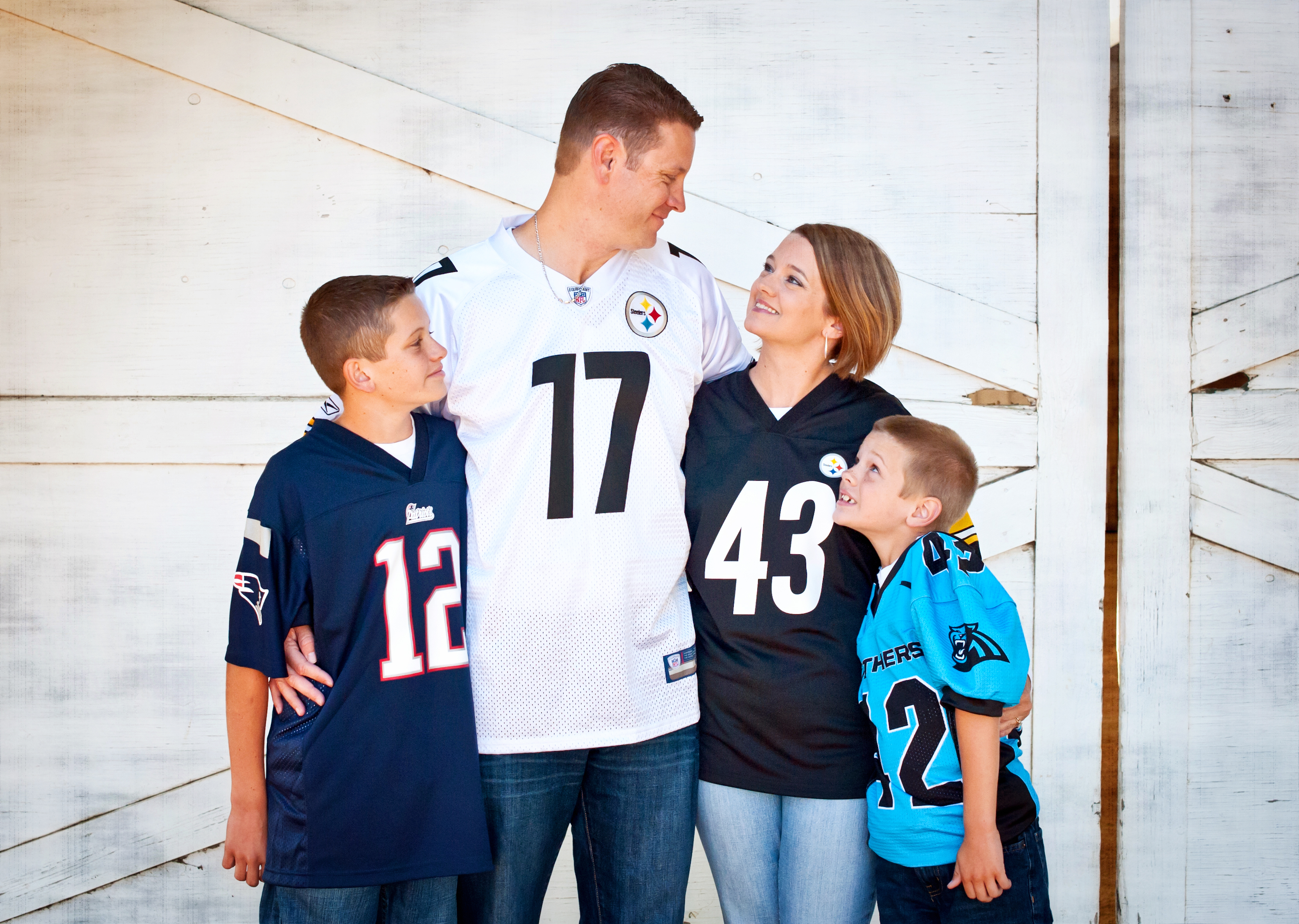 Family Looking 